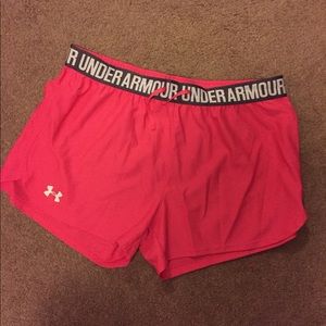 Women’s Pink Under Armour Shorts
